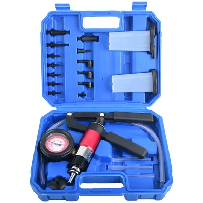 AUTOJARE KIT POMPA VUOTO/PRESSIONE 3BAR SFIATO DEPRESSIONE POMPA MANUALE TESTER PRESSIONE