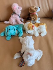 Lot Of 5 TY Beanie Babies Dogs All DOB Between 2001-2002 All With Tags