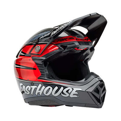 Helm Moto-Cross BELL MOTO-10 SPHERICAL Fasthouse Ditd Grau Rot