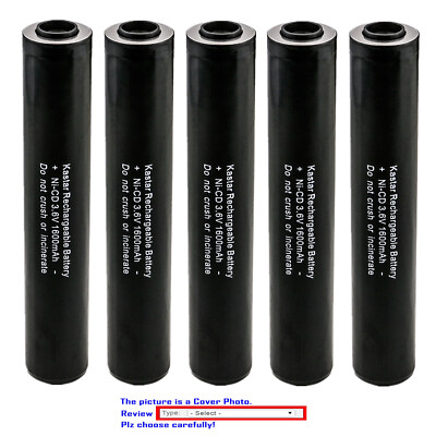 Kastar 3.6V 1600mAh Ni-CD Battery for Streamlight ST75175 ST25170 Stinger LED HP