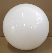 Large 16" Glass Sphere Diffuse Dome Cover for Garden Streetlight Decor Lighting