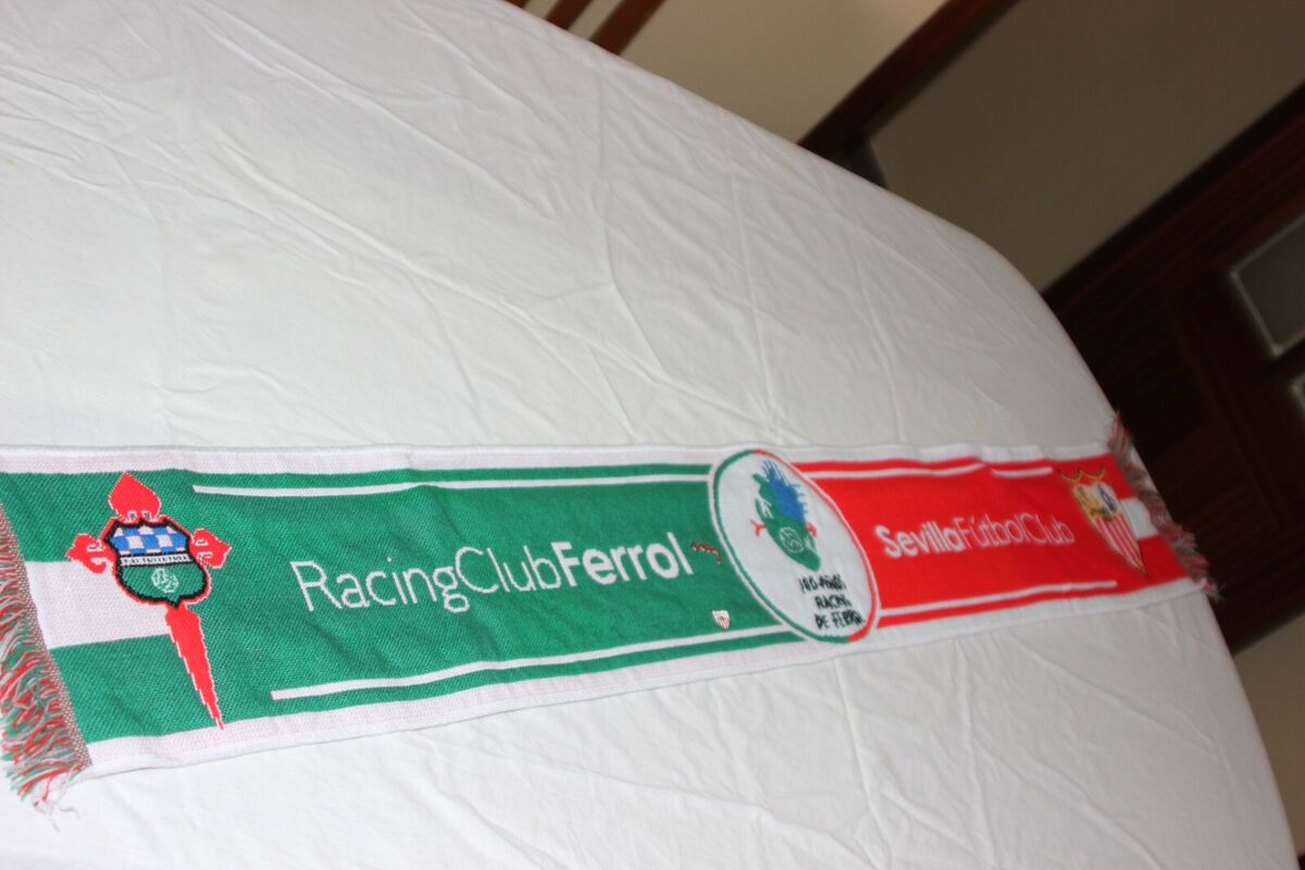 Scarf Official Match Centenary 100 Years 2019 Racing Club Ferrol - Sevilla  FC