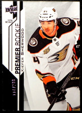 2018-19 18/19 Upper Deck Premier Rookie #78 Kiefer Sherwood Anaheim Ducks / 299