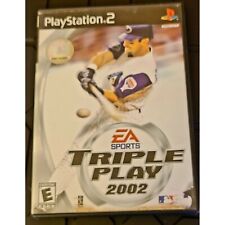 Triple Play 2002 PS2 Video Game Sony PlayStation 2 with manual