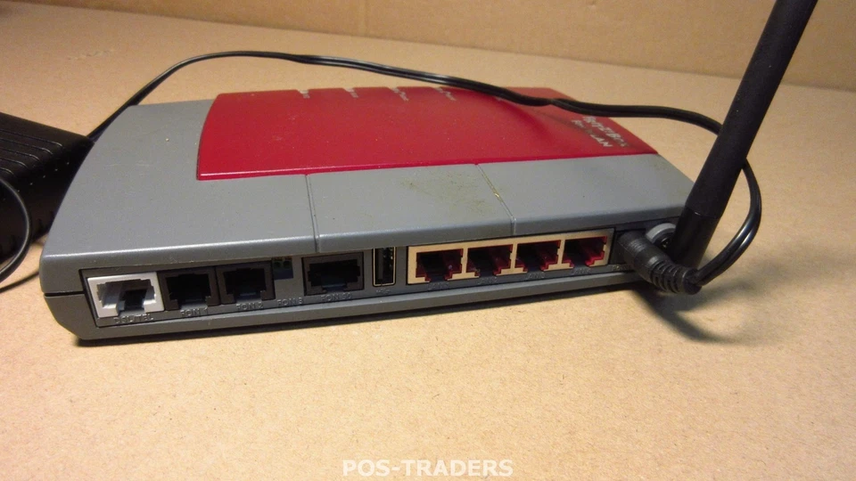 AVM FRITZBox Fon WLAN 7170 125 Mbps 4-Port 100 Mbps Verkabelt Router INCL PSU - Bild 2 von 3