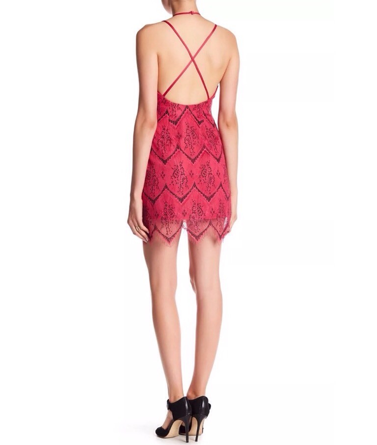 Free People Nothing Like This Lace Mini Overlay Halter Dress Pink Size 6 $250 | eBay Free People Nothing Like This Lace Mini Overlay Halter Dress Pink Size 6 $250 | eBay