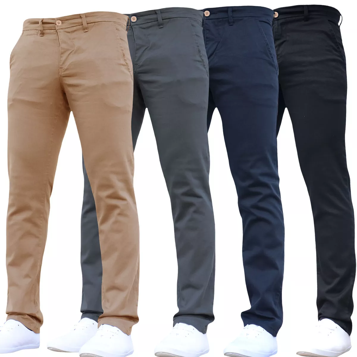 Pantalon Chino Homme Regular, Training Noir Pants Pantalon Homme