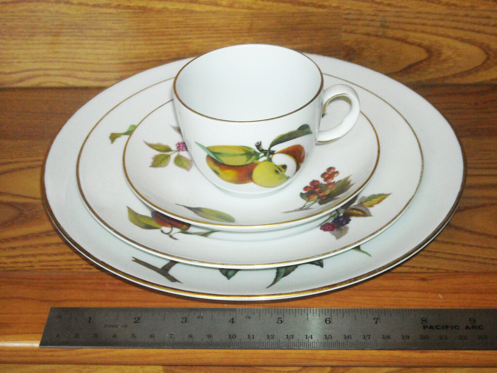 Worcester Evesham 皿 4枚セット ROYAL WORCESTER 