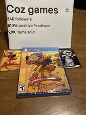 Splasher For The Ps4 limited run games Brand New Sealed With 2 Cards #152
