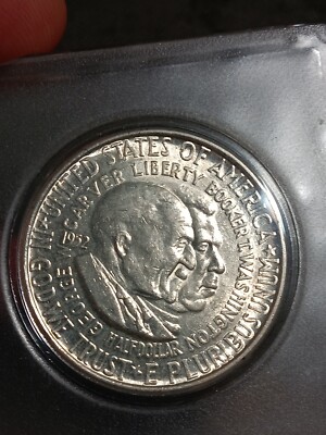 👉1952 Washington Carver Commemorative Half Dollar, Gem BU S/120
