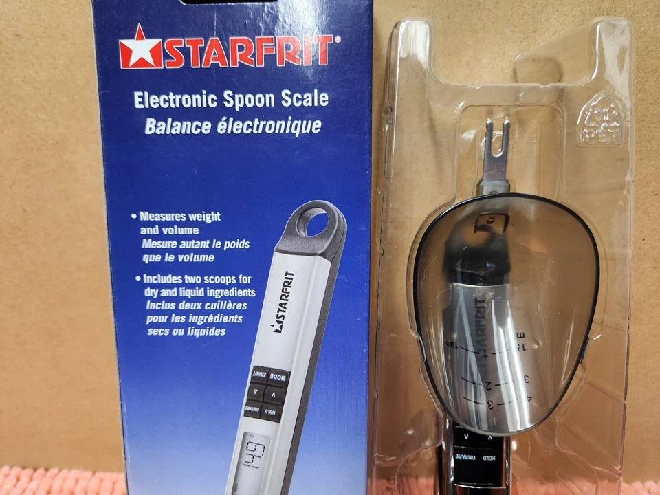 Starfrit Electronic Spoon Scale 300g Capacity Measures Weight & Volume Digital - Image 2 of 4
