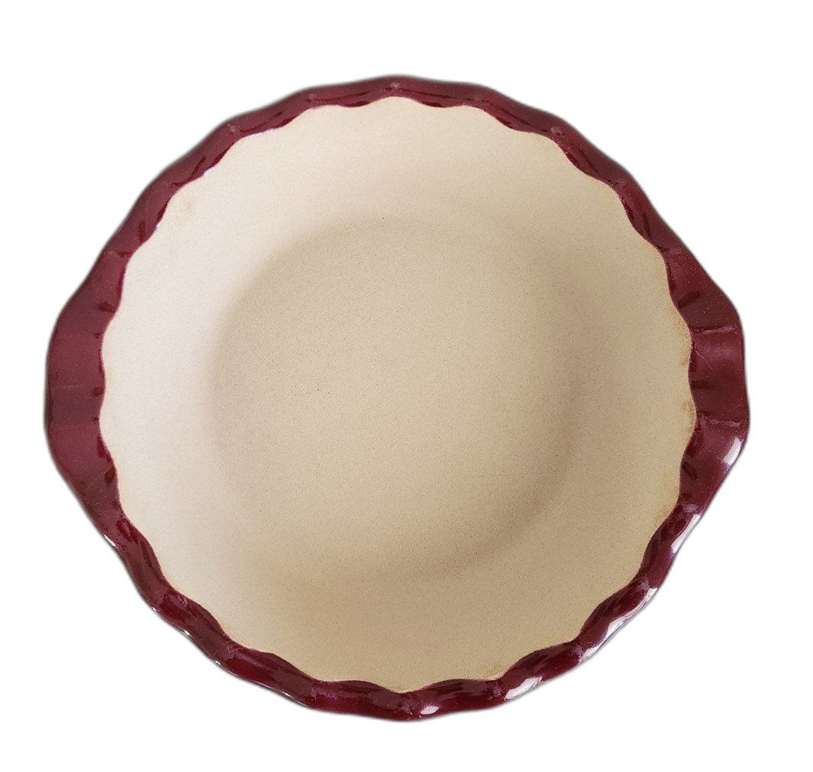 Pampered Chef Cranberry Stoneware 10 Inch Pie Plate New Traditions
