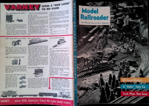 Model Railroader Magazine October 1954 HO Gravel Bunker, Track Plans That Grow - Picture 3 of 3