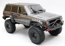 RC 1/10 JEEP CHEROKEE 4X4 2-Speed Diff Lockers Truck *RTR* -GUN METAL-