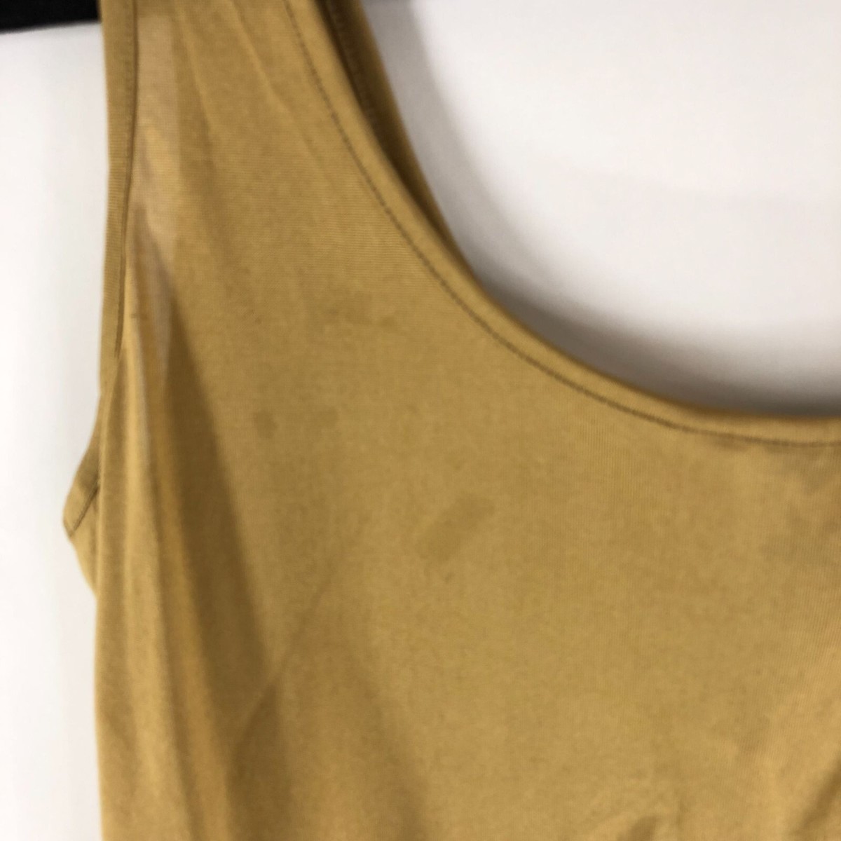 M Missoni Womens Tank Top Scoop Neck Silk Gold Beige 4 | eBay