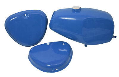 Lackset Büffeltank, Hochtank Tank + Seitendeckel blau für Simson S50 S51 S70