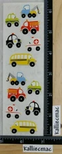 Mrs Grossman CHUBBY WORK VEHICLES Stickers POLICE FIRE ENGINE SCHOOL BUS MORE