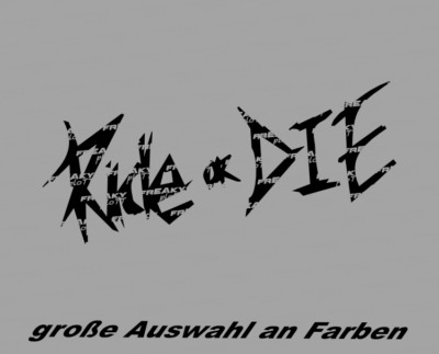 2x Ride Or Die Aufkleber Sticker Decal Fahrrad MTB Downhill Auto LKW SUV