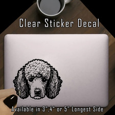 Poodle Dog Decal Sticker for Car, Truck, Laptop, Tumbler
