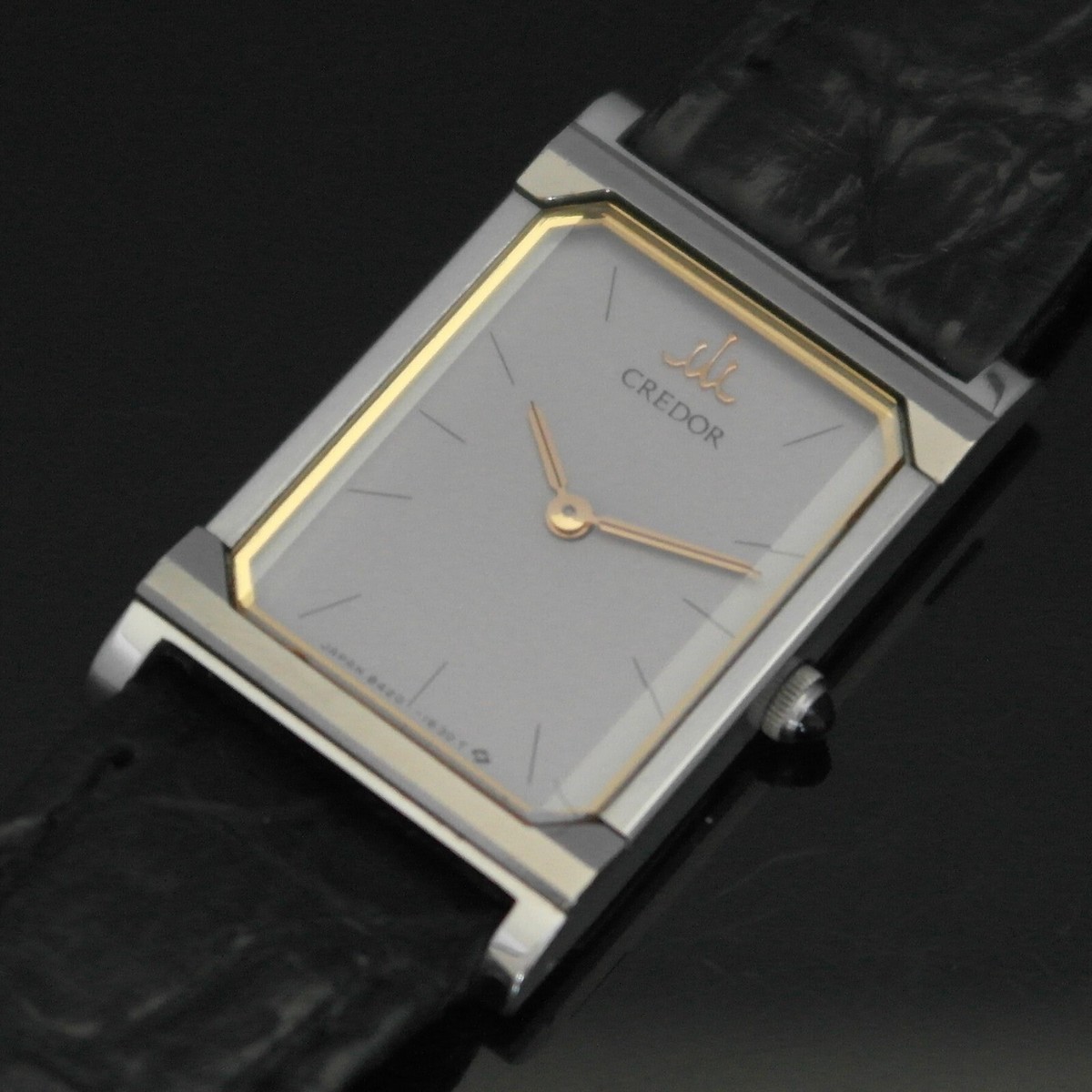 SEIKO Credor 8420-6980 Quartz Watch Women's 1980s Vintage