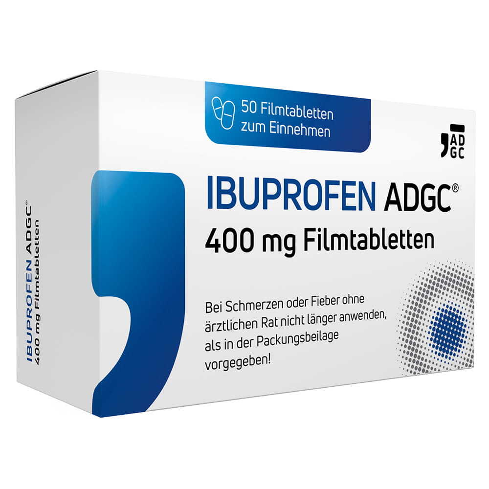 IBUPROFEN ADGC 400 mg Filmtabletten 50 St Filmtabletten