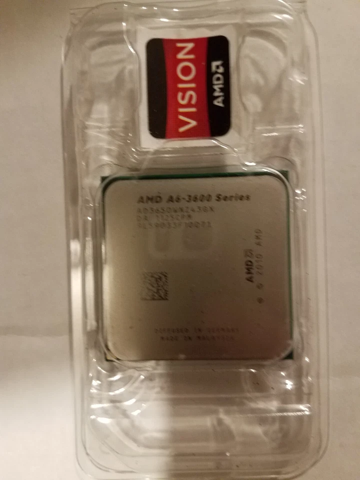 AMD A6-3600 Series A6-3650 4 Core 2.6GHz Socket FM1 CPU AD3650WNZ43GX - Image 3 of 3