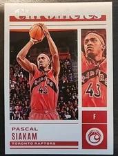 2022-23 Panini Chronicles Basketball #4 Pascal Siakam, Toronto Raptors