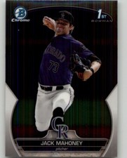 2023 Bowman Draft Jack Mahoney Chrome #BDC-29 Colorado Rockies