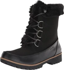 JBU Colorado Women's Winter Boot - Ladies Faux Fir Snow Boots