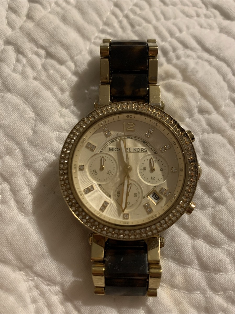 Michael Kors Parker Women Watch Round Dial Tortoise Shell  display picture 2