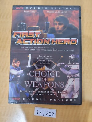 Double Feature: First Action Hero + Choice of Weapons (DVD) NEW SEALED