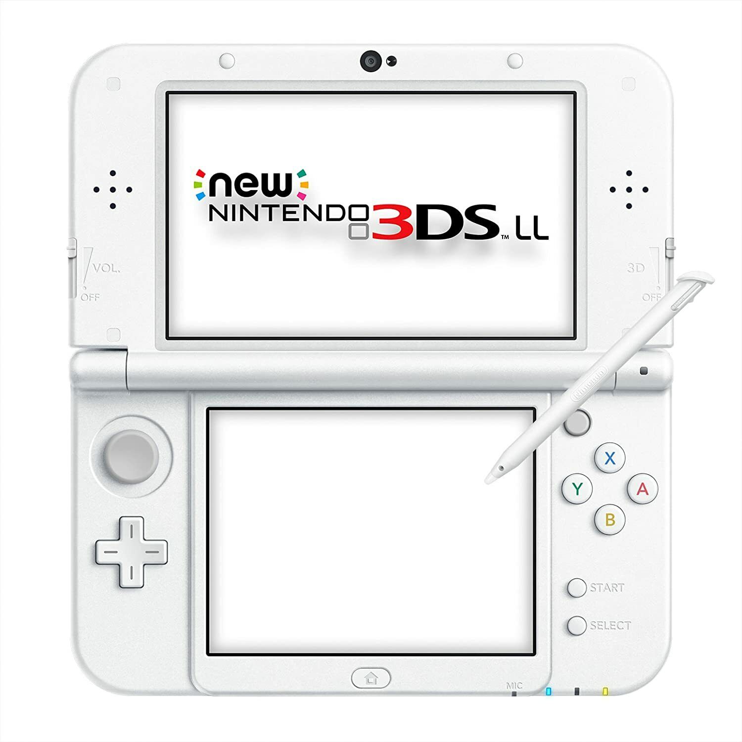 USED Japanese Nintendo 3DS XL LL PEARL WHITE console RED-001 | eBay