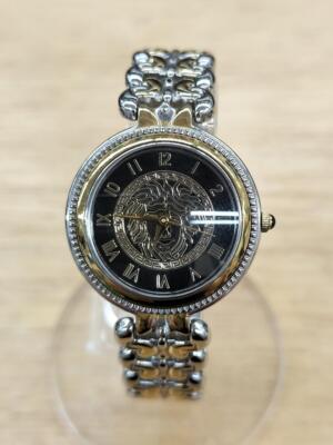 VERSACE Medusa 7008002 Coin watch Black Dial Quartz Ladies Watch