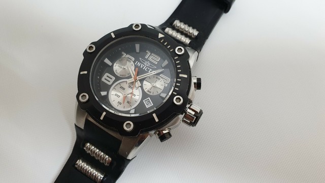 invicta speedway stainless steel case men's watch