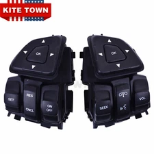 Pair Steering Wheel Cruise Control Switch for Ford Edge Explorer Flex 2011-2015