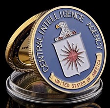 CIA Geheimdienst US Police Collector Challenge COIN Gedenk M&uuml;nze Badge Abzeichen