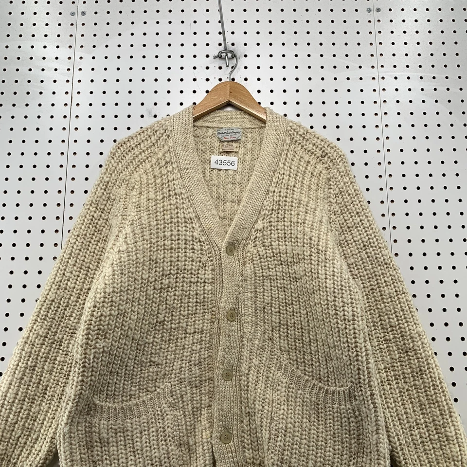 Винтажный Marshalls Alan Paine кардиган шерсти свитер мужской размер 42 большой Англии - Изображение 2 из 4