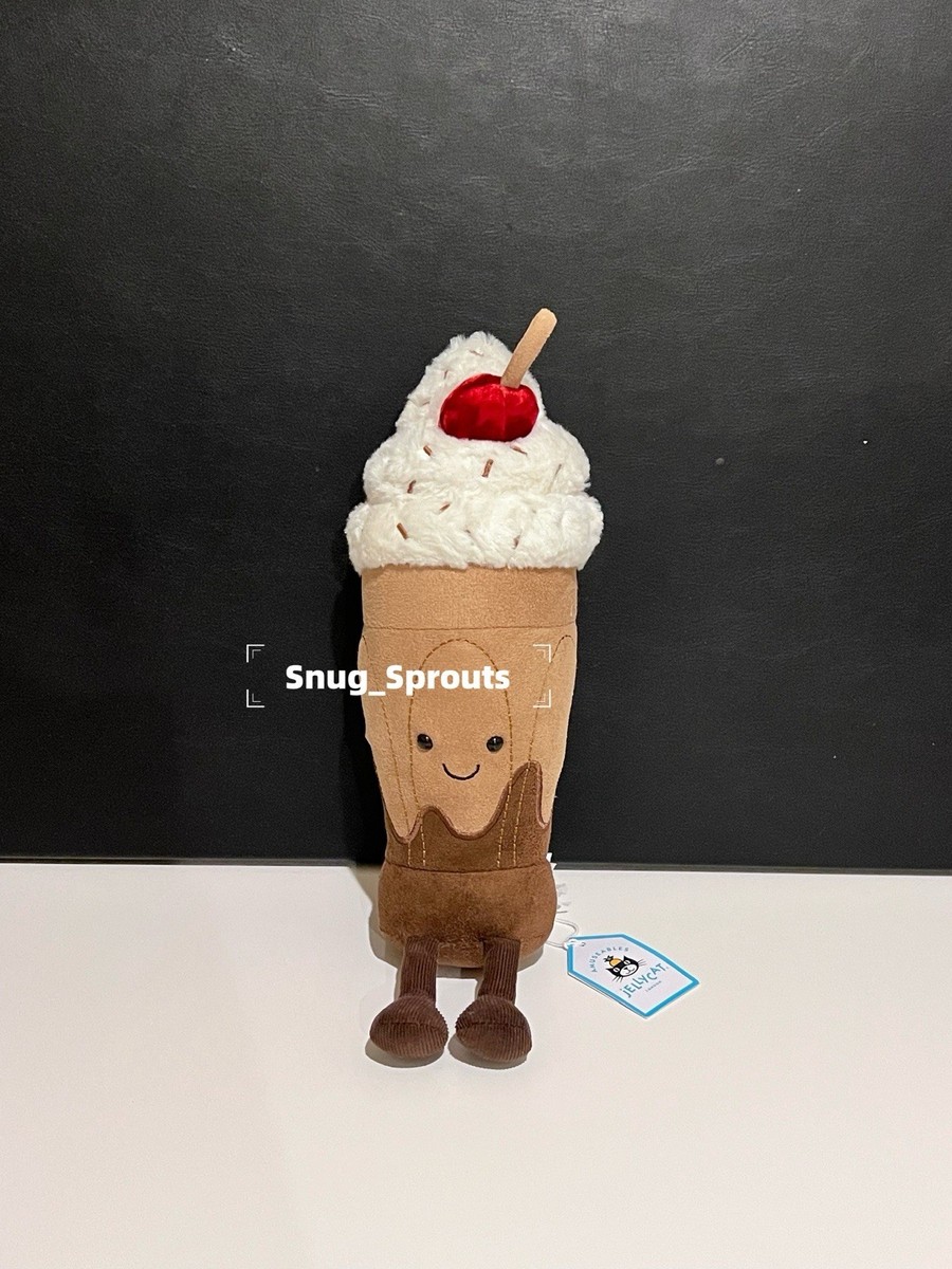 AUTHENTIC‼️ NWT Jellycat amuseables Marin chocolate milkshake