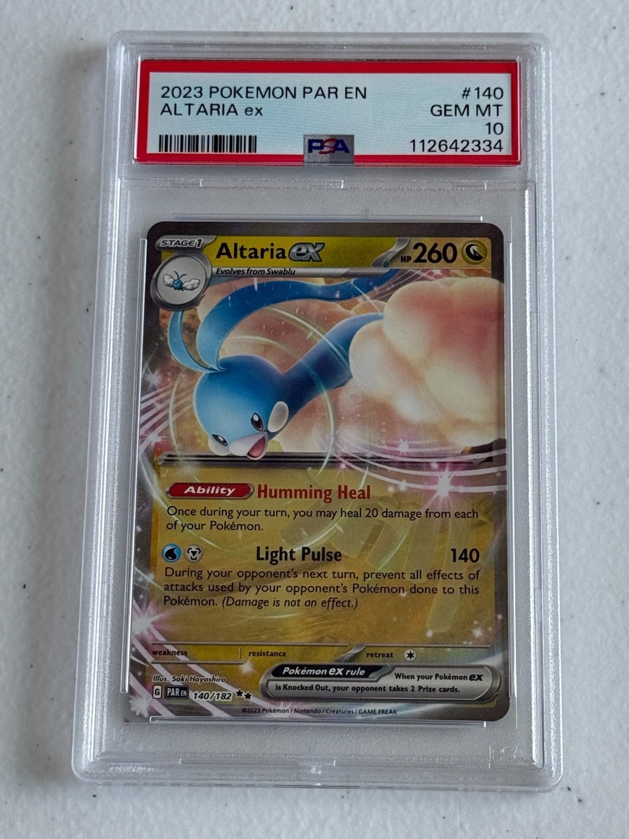 さいはての攻防　チルタリス ex デルタ種　psa10 Altaria ex PSA 10 Altaria ex 232/182 Full Art Paradox Rift Pokémon Card