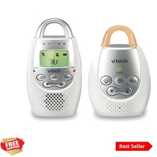 DM221 DECT 6.0 Audio Baby Monitor – 1,000 ft Range, 2-Way Intercom, Night Light