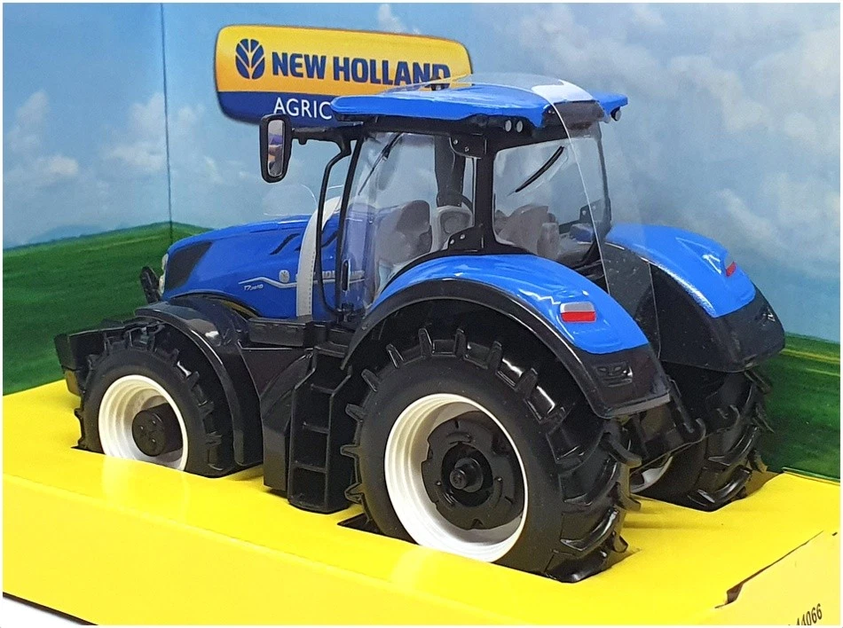 Burago 1/32 Scale 18-44066 - New Holland T7 HD Farm Tractor - Blue - Image 2 of 4