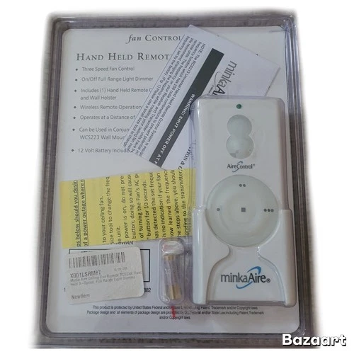 Minka Aire Handheld Remote RSC213 NEW Sealed - Picture 2 of 2