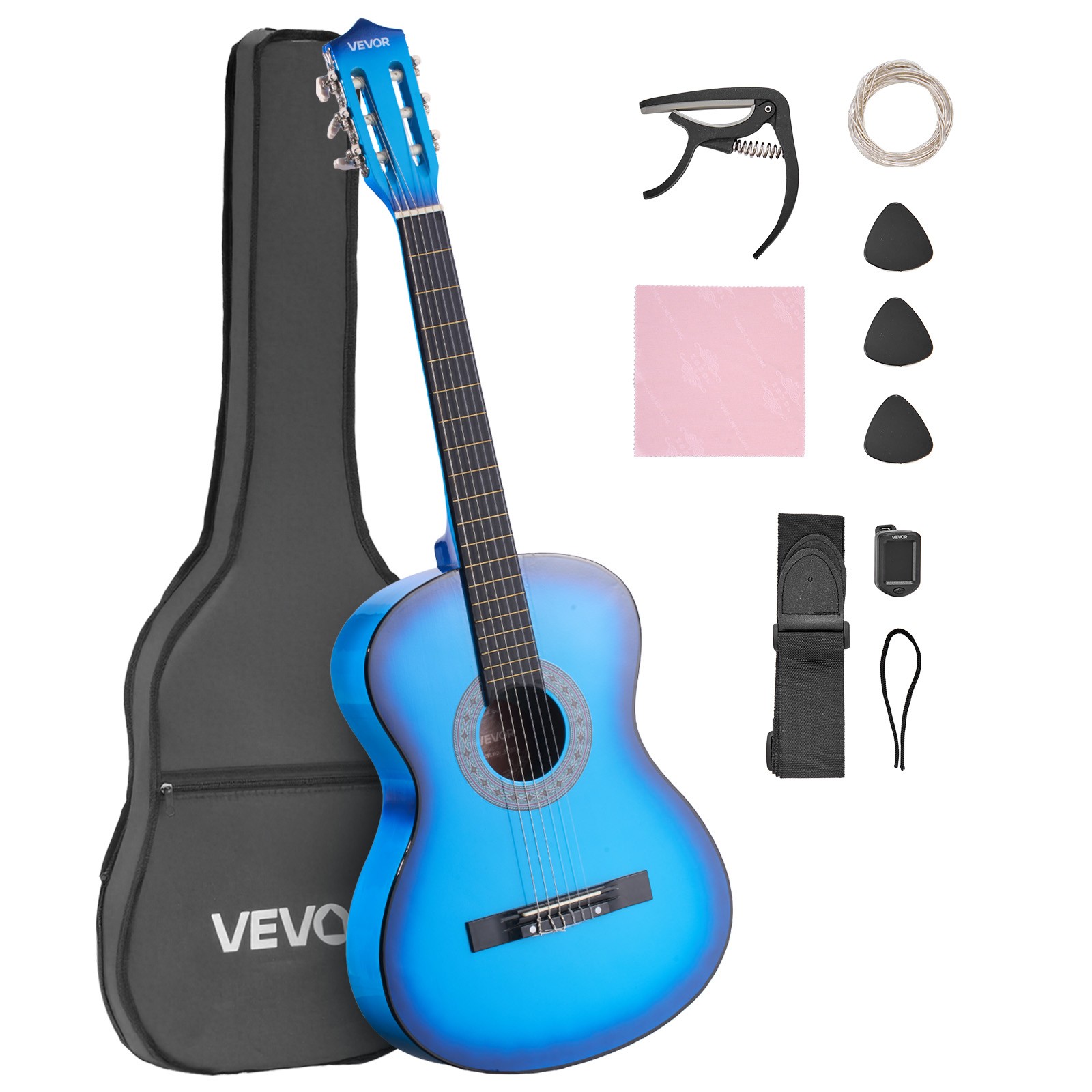 Guitare de concert 960mm VEVOR le kit de démarrage idéal pour animer vos soirées entre amis