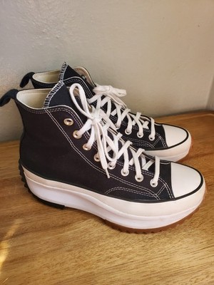  Converse Run Star Hike High Black Women's 9.5 Men's 8