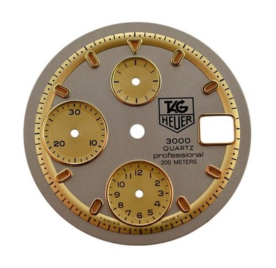 Original Tag Heuer 3000 Series Chronograph Grey Dial for Watch Ref: 234.206!