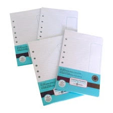 Martha Stewart Filler Paper 5.5x8.5 Mini College Ruled 7 Hole 200 Planner Sheets