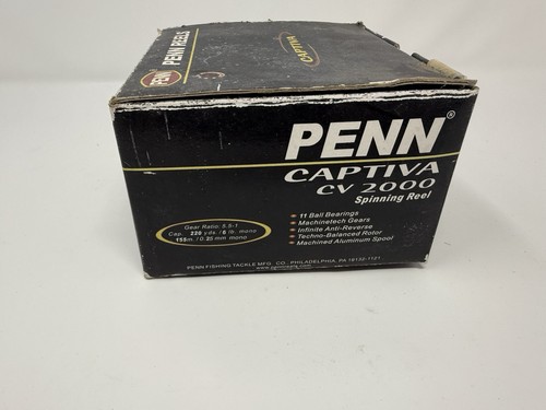 NEW Old Stock - Penn Captiva CV2000 11 BB Spinning Fishing Reel - Vintage - Picture 10 of 13