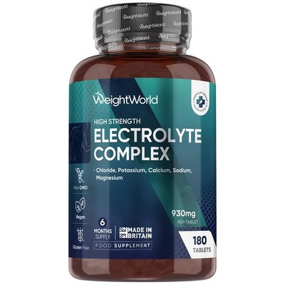 WeightWorld Electrolyte Complex 930mg per Tablet 6 Months Supply 180 Electrolyte