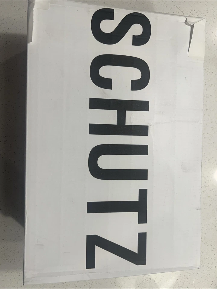 Schutz Zarda Women's Leather Ankle Strap Sandal Pump Heel in Black, Size 8.5B - Image 2 of 4