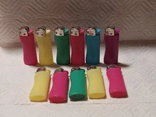 11 pc Prof Fruity Colors Disposable Lighters (#1)